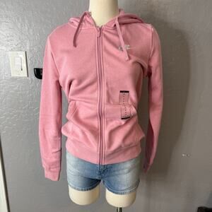 Women's Nike Sportswear Club Fleece Full-Zip Hoodie, Pink, S DQ5471-699